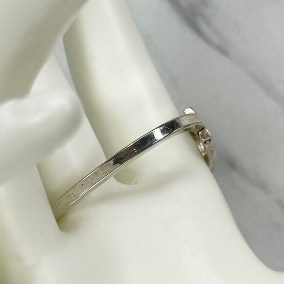 Vintage Taxco Mexico Silver Tone Abalone Shell Butterfly Child's Bangle ✨ - Picture 6 of 7